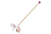 Babyleker - Goki Wooden Push Figure Unicorn - 54869