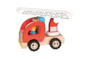 Babyleker - Goki Wooden Fire Department Ladder Truck - 55789