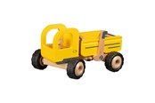 Treleker - Goki Wooden Dump Truck Yellow - 55895