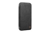 Mobil - Deksel og etui - Nillkin Qin Prop Leather iPhone 16 Pro Max Case (black) - 6902048282018