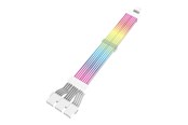 Kabinett-tilbehør - Darkflash LG04 graphics card power cable ARGB 12 PIN*4 (white) - LG04 White