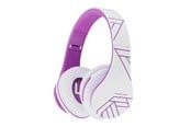 Hodetelefoner - PowerLocus Wireless Headphones P2 (white-purple) - pwl-p2-whiteviolet