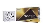 Strømforsyning (PSU) - Seasonic FOCUS GX-1000 White (2024) Strømforsyning (PSU) - 1000 Watt - 135 mm - ATX 3.1 - 80 Plus Gold sertifisert - FOCUS-GX-1000-V4-WHITE