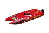 Fjernstyrt - Amewi Racing Catamaran Adventure Red 2.4 GHz 30km/h RTR - 26070