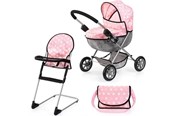 Dukker, Bamser & Utstyr - Bayer Design Doll's pram set (13730AB) - 13730AB