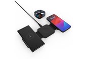 Mobil - Adaptere og ladere - FIXED Flex Samsung 3in1 Foldable wireless charger - Black - FIXFLE-SA-BK