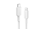 USB - Anker 322 USB-C to Lightning Cable (0.9m Braided) - White - A81B5G21