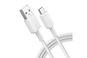 USB - Anker 322 USB-A to USB-C Cable (1.8m Braided) - White - A81H6G21