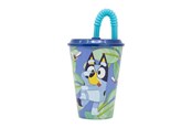 Skole - STOR Water Cup with Straw for Kids 50630 430 ml Bluey (blue) - 50630