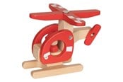 Treleker - Goki Wooden Helicopter Red - 55904