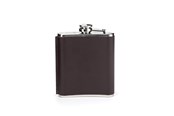 Kjøkkentilbehør - Kikkerland - Leather Hip Flask 7OZ (BA61-M) - BA61-M