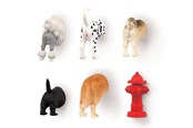 Dekorasjon - Kikkerland - Dog Butt Magnets 6 Per Set - MG17