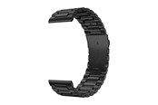 Smartklokke - Tilbehør - Colmi Stainless Steel Smartwatch Strap Black 22mm - Strap Metal Black