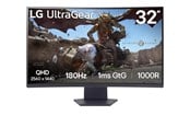 Skjerm - 32" LG UltraGear 32GS60QC-B - 2560x1440 - 180Hz - VA - HDR10 - 32GS60QC-B.AEUQ