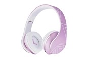 Hodetelefoner - PowerLocus Wireless Headphones for kids P2 (pink-white) - pwl-p2kids-metalpurp