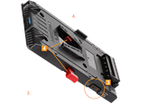 Kamerabatteri & Batterigrep - HEDBOX UNIX-FX9 V-Mount Adapter Power Plate - UNIX-FX9