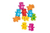 Babyleker - Goki Wooden Colors Bears Stacking Game 9 pcs. - 58384