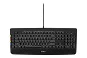 Tastatur - Belkin KVM Remote Control with Integrated Keyboard - Tastatur - Svart - F1DN008KBDUK