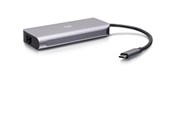 Dokkingstasjon - C2G USB-C 4.0 6-in-1 Mini Docking Station with HDMI USB-A Ethernet and USB-C 85W- 8K 60HZ - docking station - USB-C / Thunderbolt 3 - HDMI - 1GbE - C2G54551