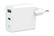 Mobil - Adaptere og ladere - Gembird power adapter - with LED - USB 24 pin USB-C - 45 Watt - TA-UC-PDQC45L-W-01