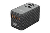 Mobil - Adaptere og ladere - Verbatim UTA-06 Power Adapter - GaN III Universal - 2 x USB 2 x USB-C - 100 Watt - 32121