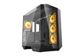 Kabinett - Darkflash Computer Case DY470 4 fans (black) - Kabinett - Miditower - Svart - DY470 Black