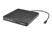 Optisk driver (DVD/BR/Floppy) - Sandberg USB-C/A External DVD Drive - CD-RW (Brenner) - USB-C - Svart - 136-62