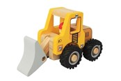 Treleker - Magni Wooden bulldozer with rubber wheels - 5598