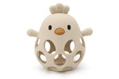 Babyleker - Magni Teether ball with duckling in LFGB silicone - Beige - 5630