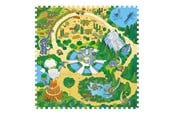 Babyleker - Magni Floor puzzle with dino park - 9 foam tiles - 5636