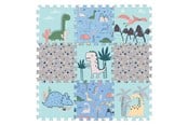 Babyleker - Magni Floor puzzle with dino - 9 foam tiles - 5637