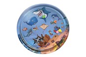 Babyleker - Magni Baby water play mat with sea creatures - round blue - 5716