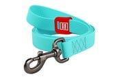 Hund - Waudog waterproof luminescent dog leash 25mm wide 183 cm long turquoise - 4201000090-2