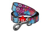 Hund - Waudog nylon dog leash "Summer" pattern 20 mm wide length 152-183 cm - 5326