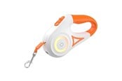 Hund - Rojeco Dog Automatic Leash LED 5 m (white and orange) - RQYS-04 Orange