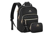 Veske/Hylster/Sekk til bærbar PC - Matein Women's 10.5'' travel backpack with makeup bag 1342 Black - 1342