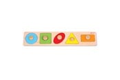 Babyleker - Classic World Wooden Stud Puzzle Shapes 5 pcs. - 3644