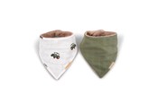 Babyutstyr - Filibabba Bandana bib 2-pack - Tractor - FI-02820