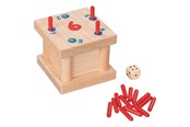 Leketøy - Goki Wooden Tricky 6 Pegs Game - 56799