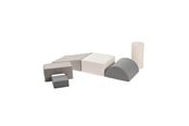 Babyleker - Babytrold Tumble Foam Crawling Set - Grey - 18-58BA-ASK