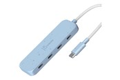 USB-hub - j5create JCH345EC - hub - eco-friendly USB-C - 4 ports USB-hub - 4 porter - Blå - JCH345EC-N