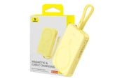 Nødlader - Baseus Magnetic Mini 10000mAh 20W MagSafe Magnetic Power Bank (Yellow) Nødlader - Gul - 10000 mAh - P10022109Y23-00