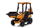 Elektrisk bil - Azeno Electric Car - JCB Backhoe 12V - Yellow - 6951302