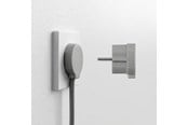 Switch - norm Schuko plug, matte grey - 43023