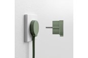 Switch - norm Schuko plug, matte green - 43024