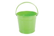 Utendørsleker - Bigjigs Green Metal Bucket - BJ295