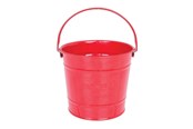 Utendørsleker - Bigjigs Red Metal Bucket - BJ296