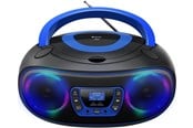 CD-spiller - DENVER TDB-212BU – DAB+ Boombox with Bluetooth & CD Player (Blue) - TDB-212BU