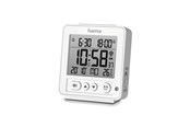 DAB, nettverks- og klokkeradio - Hama 'Rhodes' Digital Radio Alarm Clock LCD White - DAB/DAB+/FM - Stereo - Hvit - 00185894