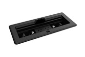 Tilbehør - Crestron Electronics Crestron FlipTop FT2 Series flush mount box (horizontal) - 1200 size mechanical pass-through lid - FT2-1200-MECH-PTL-B